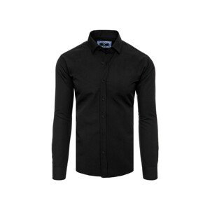 D Street  Pánská košile s dlouhým rukávem Constawain černá  Košile s dlouhymi rukáv Černá