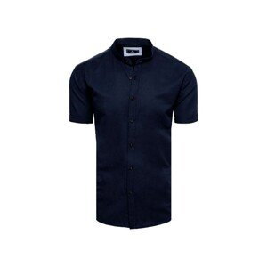 D Street  Pánská košile s krátkým rukávem Brello tmavě modrá  Košile s dlouhymi rukáv Tmavě modrá