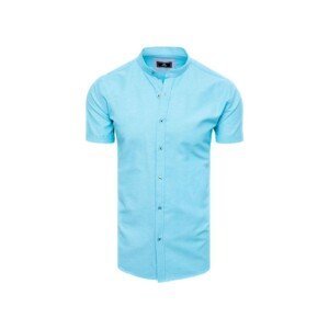 D Street  Pánská košile s krátkým rukávem Brengist blankytná modř  Košile s dlouhymi rukáv Modrá