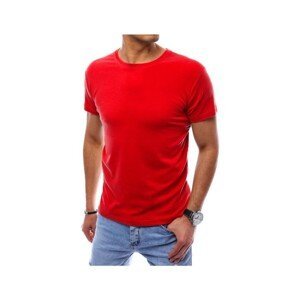 D Street  Pánské tričko s krátkým rukávem Glatice červená  Trička s krátkým rukávem Červená