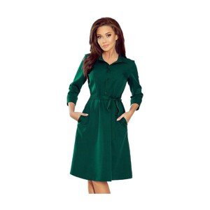 Numoco  Dámské mini šaty Sandy zelená  Krátké šaty Zelená