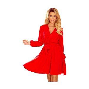 Numoco  Dámské společenské šaty Bindy červená  Krátké šaty