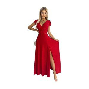 Numoco  Dámské společenské šaty Crystal červená  Krátké šaty Červená