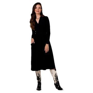 Bewear  Dámské maxi šaty Colgrellam B266 černá  Krátké šaty Černá