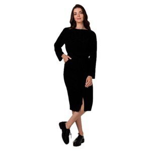 Bewear  Dámské volnočasové šaty Cadwahan B269 černá  Krátké šaty Černá