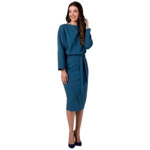 Bewear  Dámské volnočasové šaty Cadwahan B269 mořská modrá  Krátké šaty Tmavě modrá