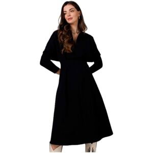 Bewear  Dámské volnočasové šaty Nanel B273 černá  Krátké šaty Černá