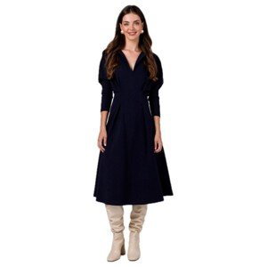 Bewear  Dámské volnočasové šaty Nanel B273 navy  Krátké šaty Tmavě modrá