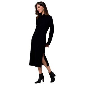 Bewear  Dámské svetrové šaty Kyres B274 černá  Krátké šaty Černá