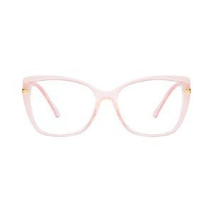 Veyrey  Dámské brýle blokující modré světlo Essynwen Cat-eye  sluneční brýle Růžová