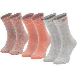 Skechers  3PPK Wm Mesh Ventilation Socks  Sportovní ponožky Růžová