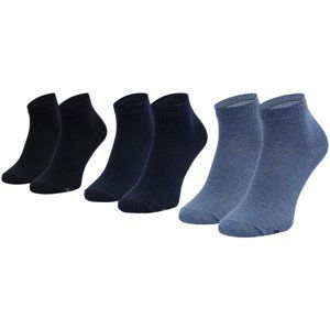 Skechers  3PPK Basic Quarter Socks  Sportovní ponožky Modrá