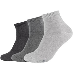 Skechers  3PPK Basic Quarter Socks  Sportovní ponožky Šedá