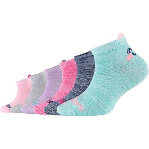 Skechers  6PPK Girls Casual Super Soft Sneaker Socks  Sportovní ponožky