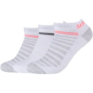 Skechers  3PPK Mesh Ventilation Socks  Sportovní ponožky Bílá
