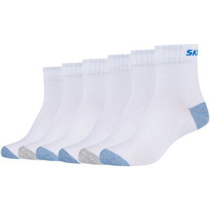 Skechers  3PPK Boys Mech Ventilation Socks  Sportovní ponožky Bílá