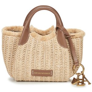 Emporio Armani  WOMEN'S SHOPPING BAG L  Velké kabelky / Nákupní tašky Béžová