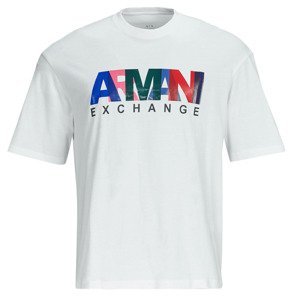 Armani Exchange  3DZTKA  Trička s krátkým rukávem Bílá