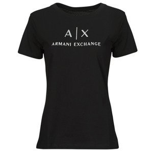 Armani Exchange  3DYTAF  Trička s krátkým rukávem Černá