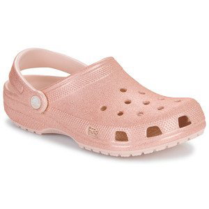 Crocs  Classic Glitter Clog  Pantofle Růžová