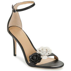 Lauren Ralph Lauren  ALLIE FLOWER-SANDALS-HEEL SANDAL  Sandály Černá