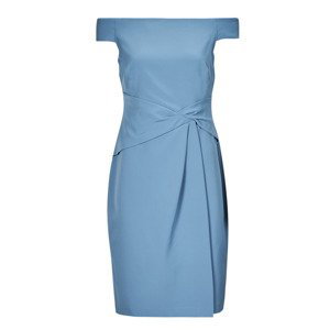 Lauren Ralph Lauren  SARAN SHORT-SHORT SLEEVE-COCKTAIL DRESS  Krátké šaty Modrá