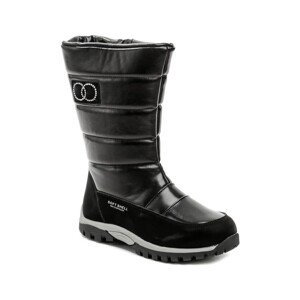 Wojtylko  5Z24100 černé dívčí zimní boty  Zimní boty Dětské Černá