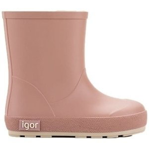 IGOR  Baby Boots Yogi DK Barefoot - Rosa  Kozačky Dětské Růžová