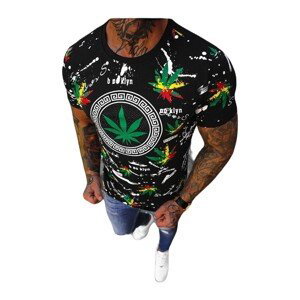 Ozonee  Pánské tričko Royksopp černá  Trička s krátkým rukávem Černá