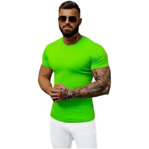 Ozonee  Pánské tričko s krátkým rukávem Locating světle zelená  Trička s krátkým rukávem Zelená