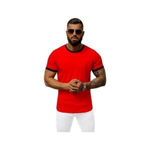 Ozonee  Pánské tričko s krátkým rukávem Henbane červená  Trička s krátkým rukávem Červená