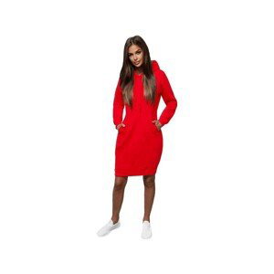 Ozonee  Dámské mikinové šaty Avalles červená  Krátké šaty