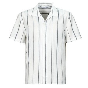 Selected  SLHRELAXNEW-LINEN  Košile s krátkými rukávy Modrá