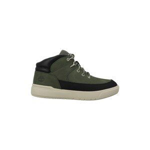 Timberland  SEBY MID LACE SNEAKER J  Módní tenisky Dětské Zelená