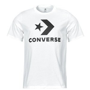 Converse  STAR CHEVRON TEE WHITE  Trička s krátkým rukávem Bílá