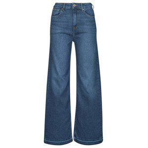 Pepe jeans  WIDE LEG JEANS UHW  Jeans široký střih Modrá