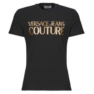 Versace Jeans Couture  76GAHT00  Trička s krátkým rukávem Černá