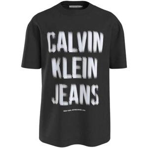 Calvin Klein Jeans  -  Trička s krátkým rukávem Černá