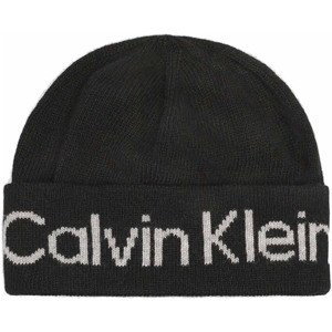 Calvin Klein Jeans  dámská čepice K60K611151 BAX Ck Black  Čepice Černá