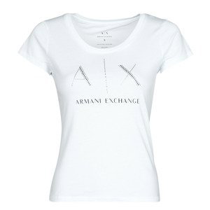 Armani Exchange  8NYT83  Trička s krátkým rukávem Bílá