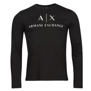 Armani Exchange  8NZTCH  Trička s dlouhými rukávy Černá