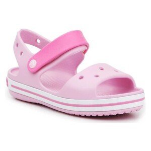 Crocs  Crocband Sandal Kids12856-6GD  Sandály Dětské Růžová