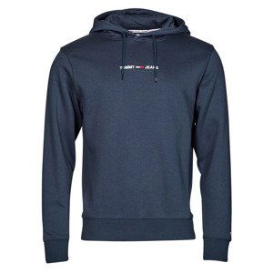 Tommy Jeans  TJM LINEAR LOGO HOODIE  Mikiny Tmavě modrá