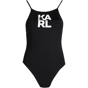 Karl Lagerfeld  KL22WOP01 | Printed Logo  Plavky Černá