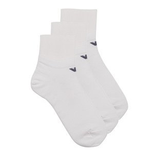 Emporio Armani  IN-SHOE SOCKS PACK X3  Ponožky Bílá