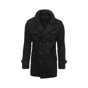 D Street  Pánský dvouřadý kabát Mpyana černá  Kabáty