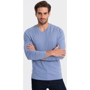 Ombre  Pánské tričko s dlouhým rukávem Avasant světle  Trička s krátkým rukávem Modrá