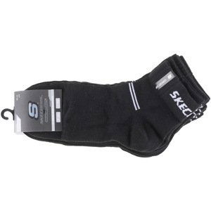 Skechers  5PPK Wm Mesh Ventilation Quarter Socks  Sportovní ponožky Černá