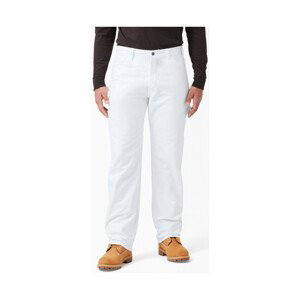 Dickies  M relaxed fit cotton painter's pant  Kalhoty Bílá