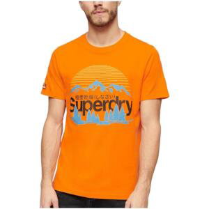 Superdry  -  Trička s krátkým rukávem Oranžová